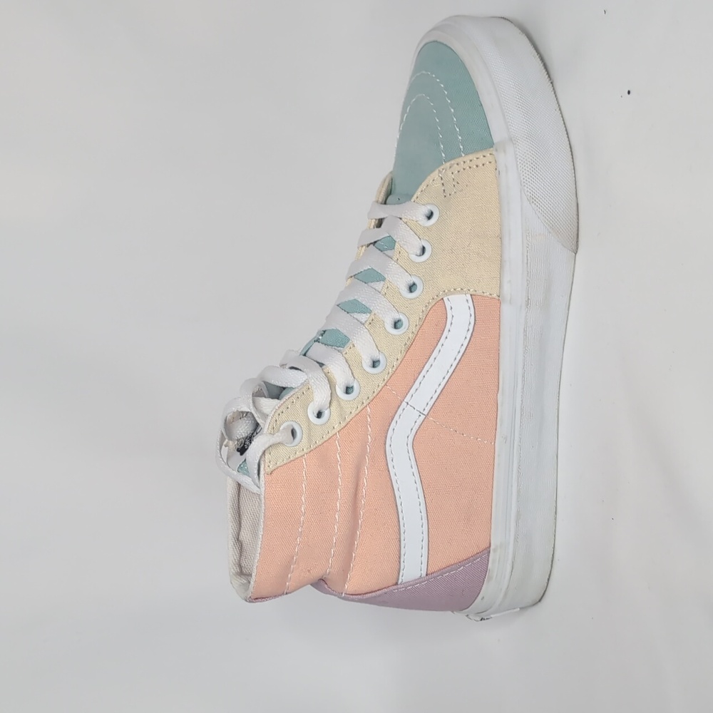 Vans Sk8 Hi Tampered Pastel Block Sneakers - Picture 4 of 12